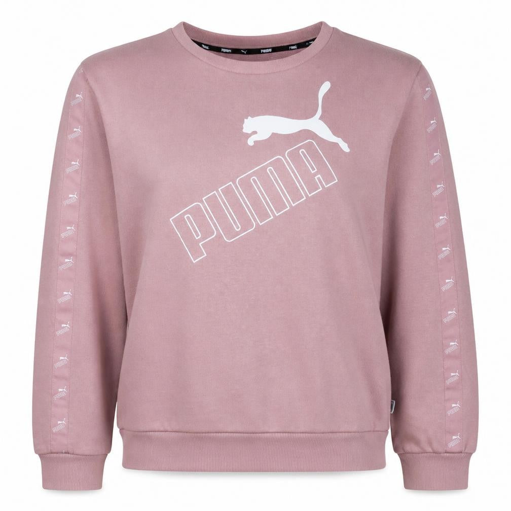 Womens UK Size 12 PUMA Pink Pullover Sweatshirt