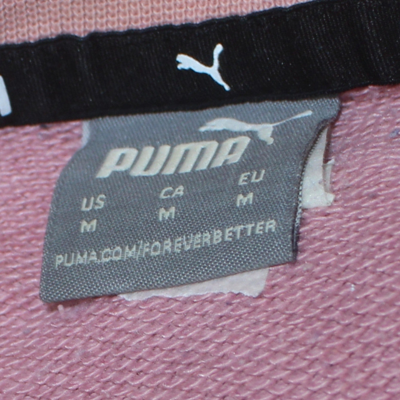 Womens UK Size 12 PUMA Pink Pullover Sweatshirt