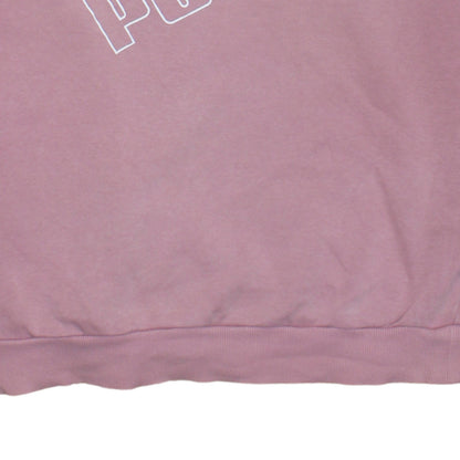 Womens UK Size 12 PUMA Pink Pullover Sweatshirt