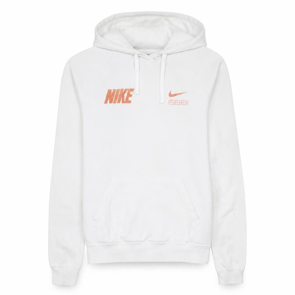 Mens UK Size XS Nike White Pullover Hoodie
