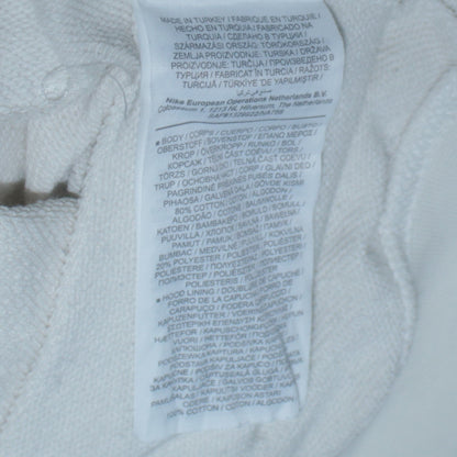 Mens UK Size XS Nike White Pullover Hoodie