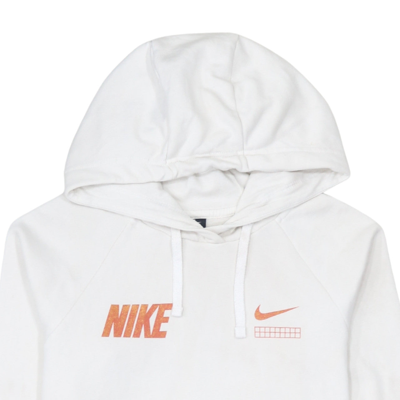 Mens UK Size XS Nike White Pullover Hoodie