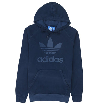 Mens UK Size M adidas Blue Pullover Hoodie