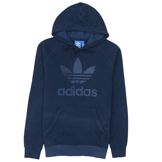 Mens UK Size M adidas Blue Pullover Hoodie