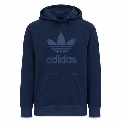 Mens UK Size M adidas Blue Pullover Hoodie