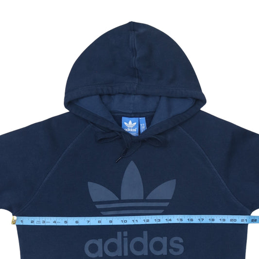 Mens UK Size M adidas Blue Pullover Hoodie