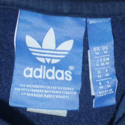 Mens UK Size M adidas Blue Pullover Hoodie
