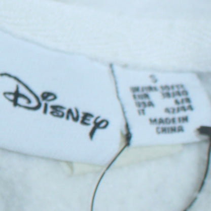 Womens UK Size S Primark White Pullover Hoodie