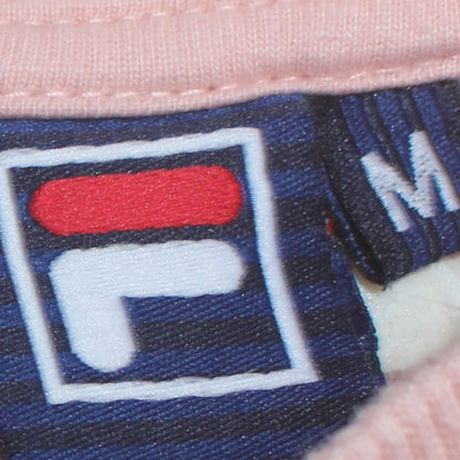 Womens UK Size M FILA Pink Pullover Sweatshirt