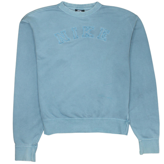 Womens UK Size XS Nike Blue Pullover Sweatshirt