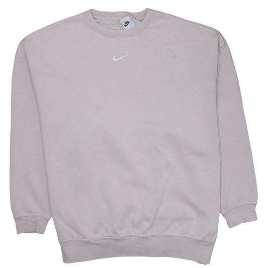Mens UK Size S Nike Beige Pullover Sweatshirt