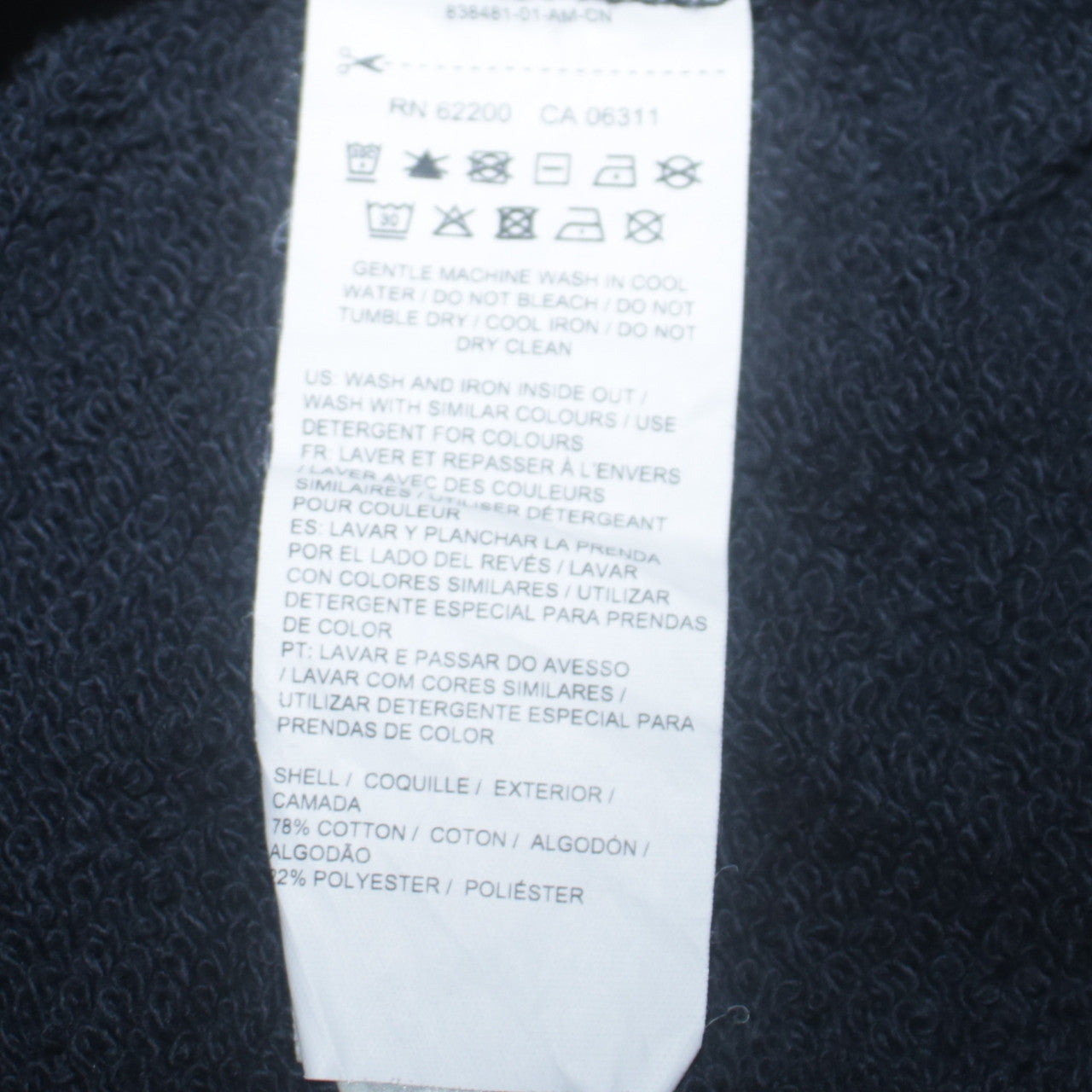 Womens UK Size 10 PUMA Black Full Zip Hoodie