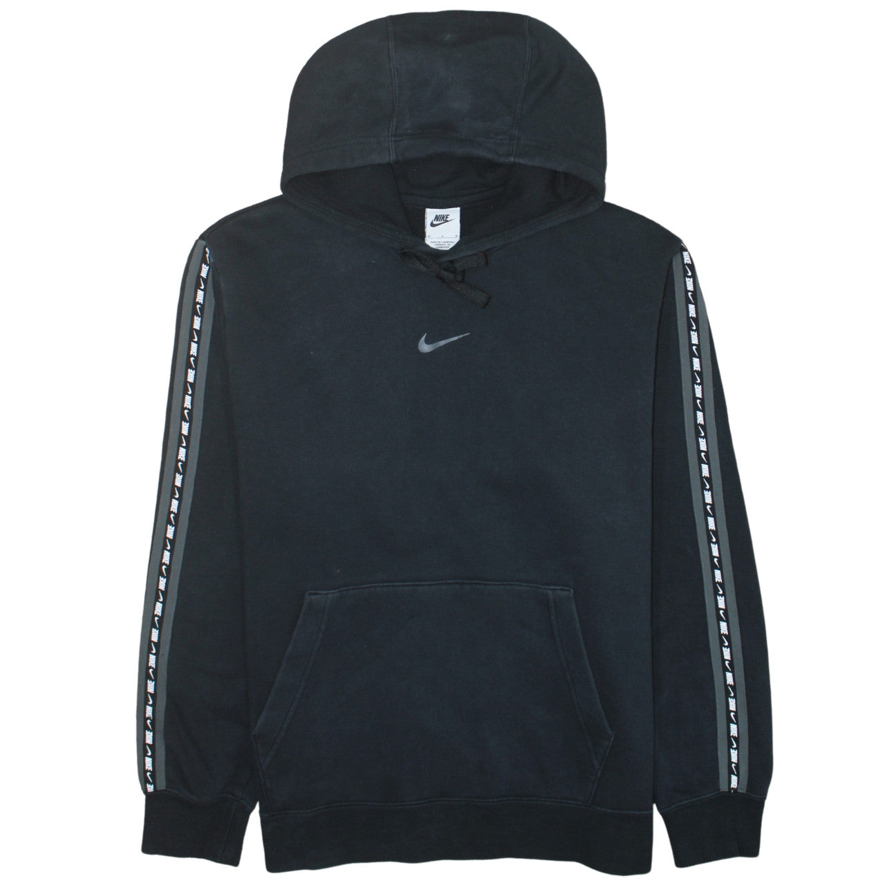 Mens UK Size M Nike Black Pullover Hoodie