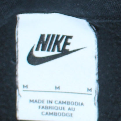 Mens UK Size M Nike Black Pullover Hoodie