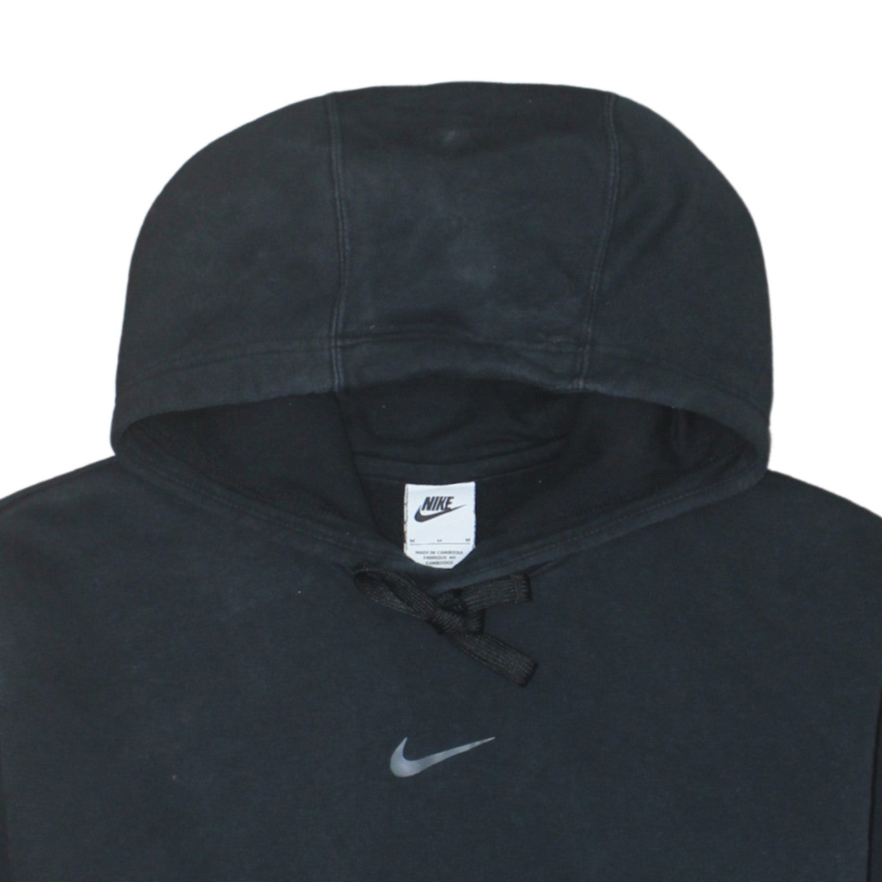 Mens UK Size M Nike Black Pullover Hoodie