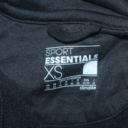 Mens UK Size XS adidas Black Full Zip Hoodie