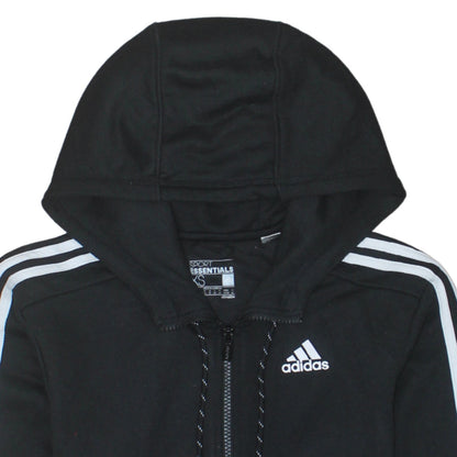 Mens UK Size XS adidas Black Full Zip Hoodie