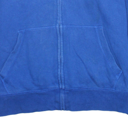 GAP Boys Blue Full Zip Hoodie XL - Logo Fleece Casual Sweatshirt