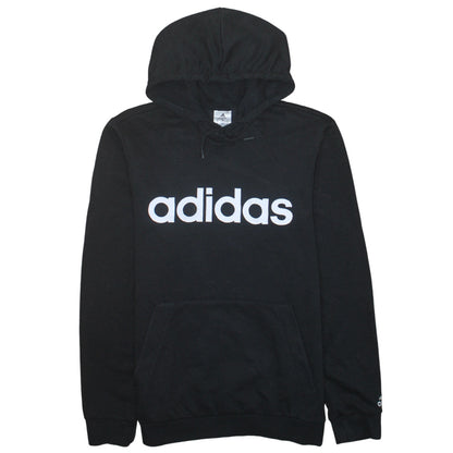 Mens UK Size S adidas Black Pullover Hoodie