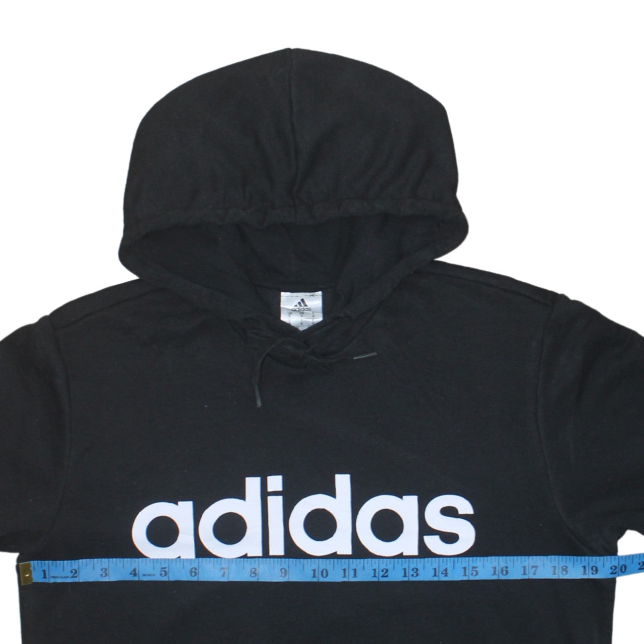 Mens UK Size S adidas Black Pullover Hoodie