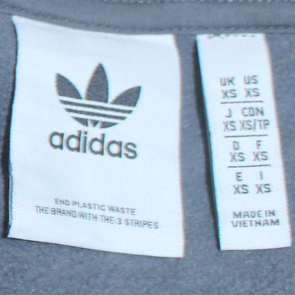 Mens UK Size XS adidas Grey Pullover Hoodie