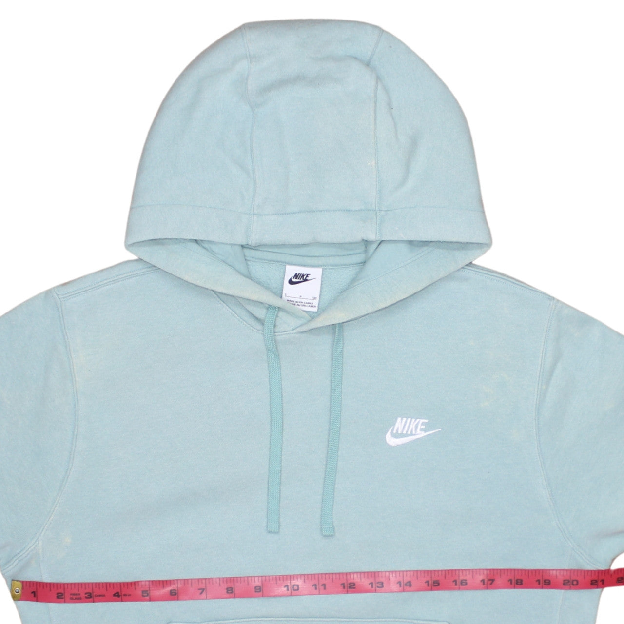 Womens UK Size S Nike Blue Pullover Hoodie