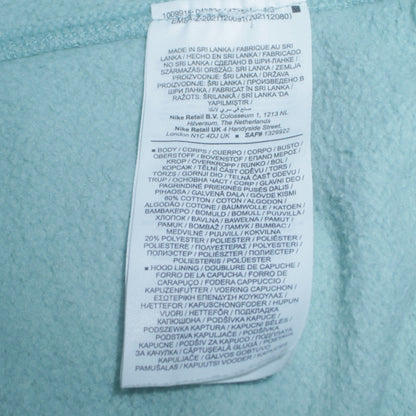 Womens UK Size S Nike Blue Pullover Hoodie