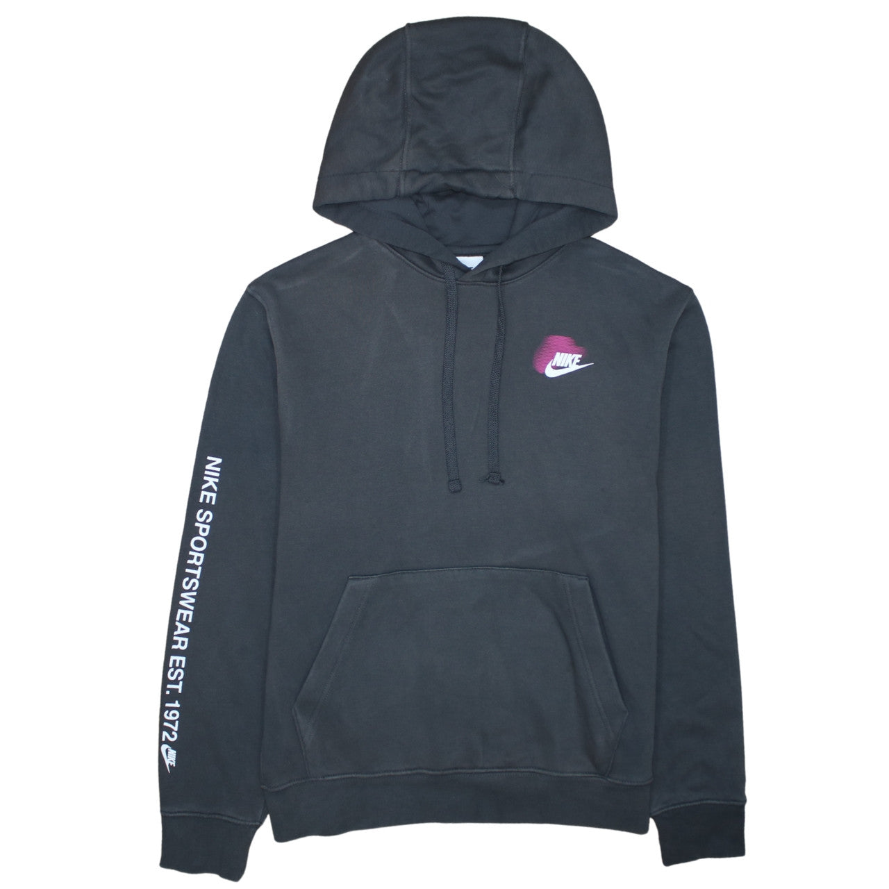 Mens UK Size S Nike Black Pullover Hoodie