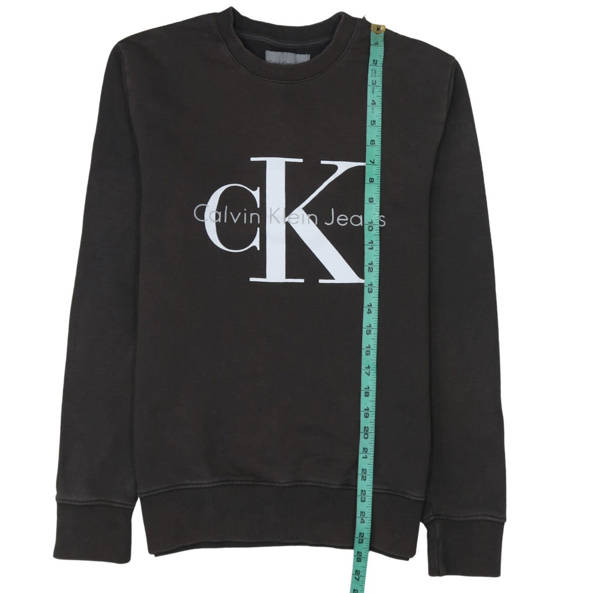 Mens UK Size XS Calvin Klein Jeans Black Pullover Sweatshirt