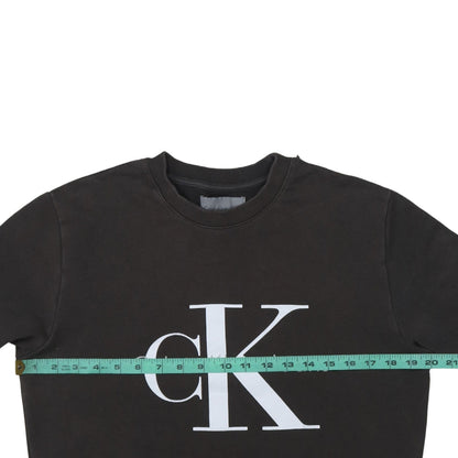 Mens UK Size XS Calvin Klein Jeans Black Pullover Sweatshirt