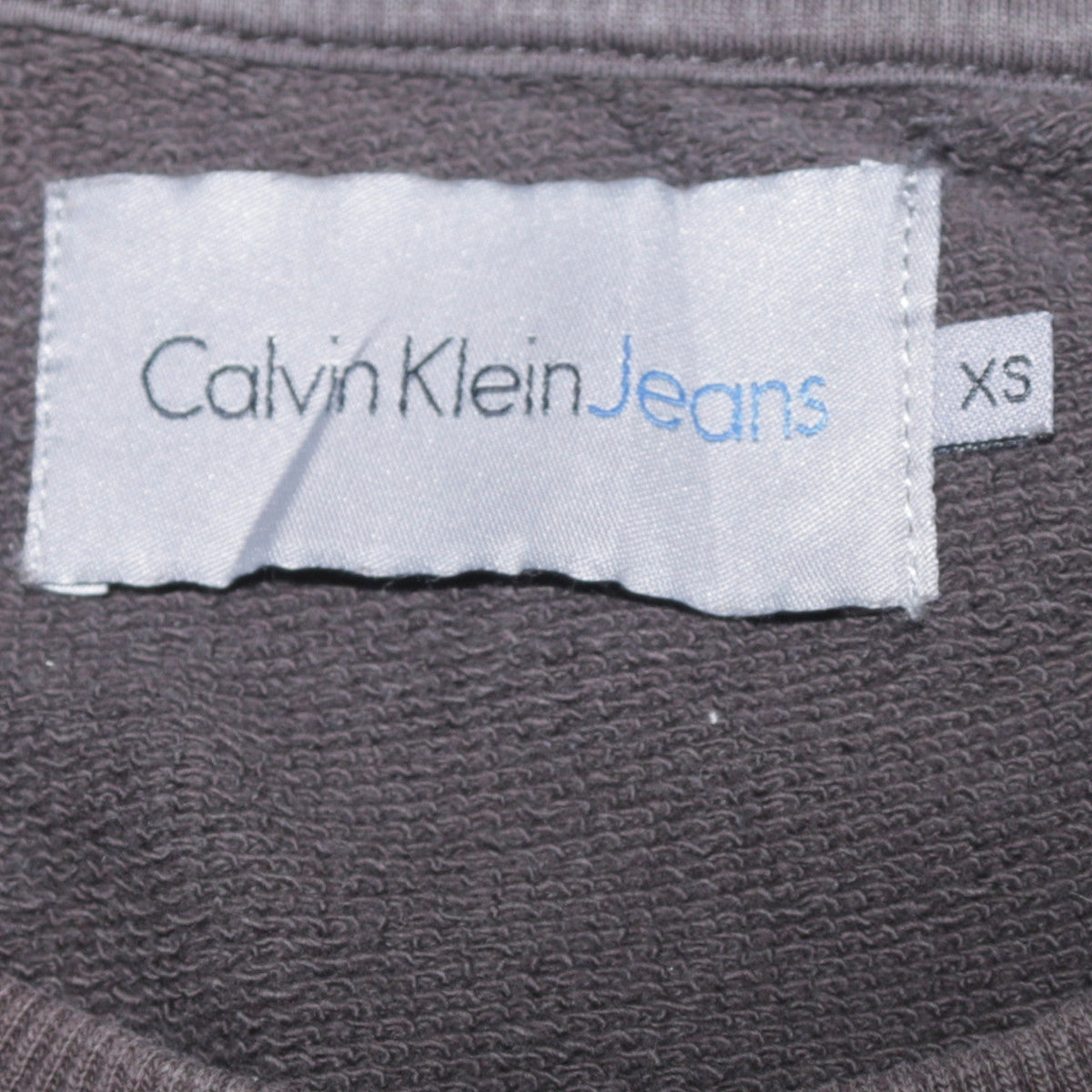 Mens UK Size XS Calvin Klein Jeans Black Pullover Sweatshirt