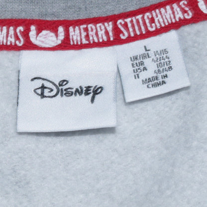 Womens UK Size L Disney Grey Pullover Sweatshirt
