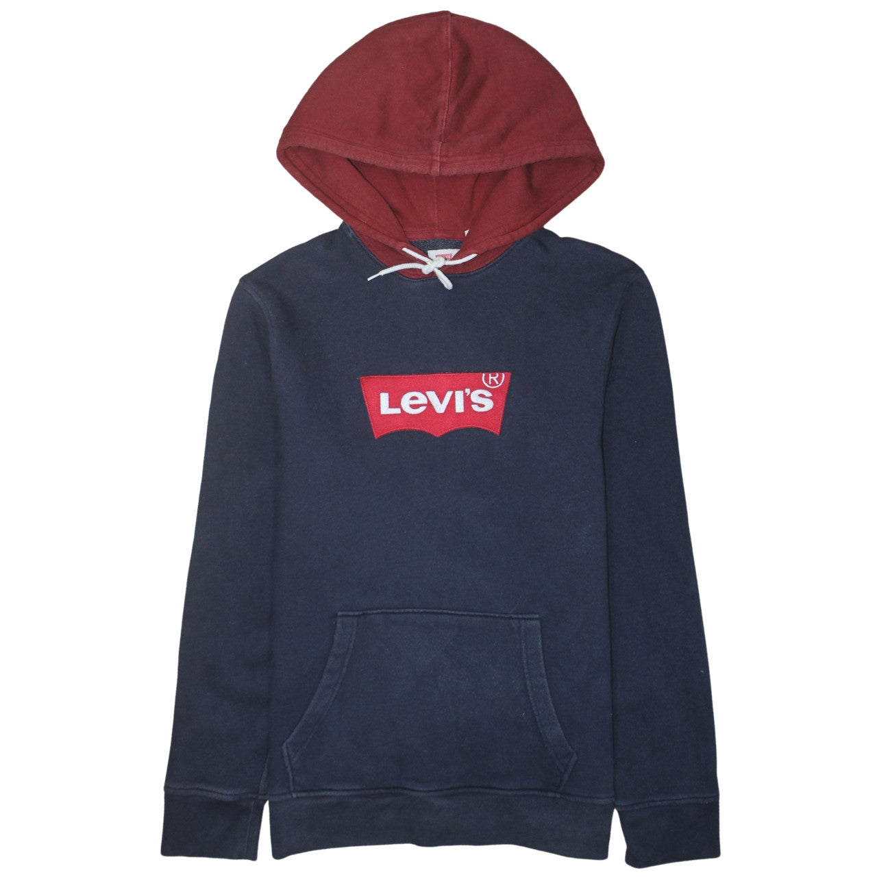 Mens UK Size M Levi's Blue Pullover Hoodie