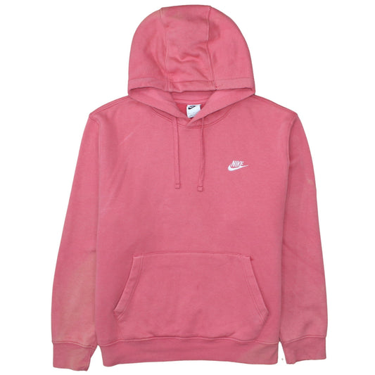 Womens UK Size L Nike Pink Pullover Hoodie