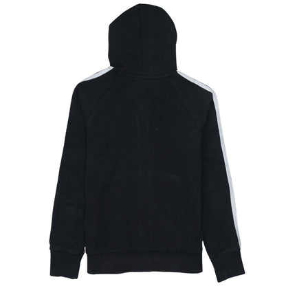 Adidas Boys Black Full Zip Hoodie 11-12 Years Sports Fleece Hooded Jacket