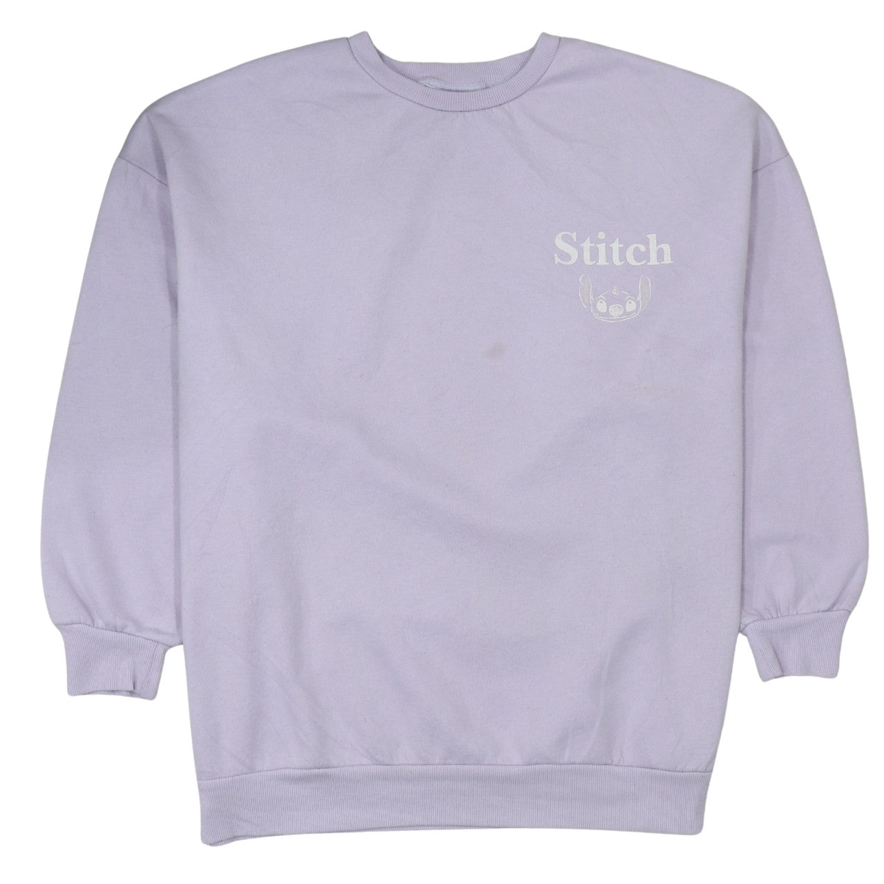 Womens UK Size L Disney Purple Pullover Sweatshirt