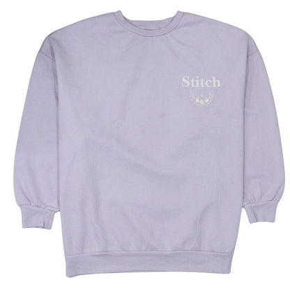 Womens UK Size L Disney Purple Pullover Sweatshirt