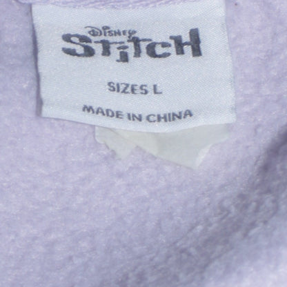 Womens UK Size L Disney Purple Pullover Sweatshirt