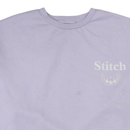 Womens UK Size L Disney Purple Pullover Sweatshirt