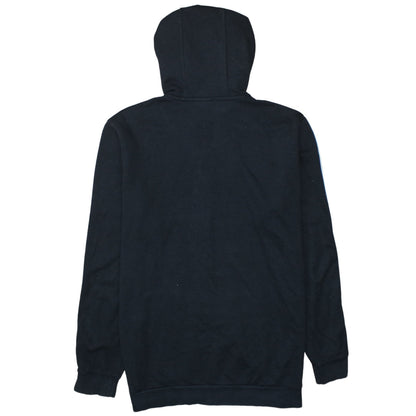 adidas Boys Black Full Zip Hoodie 16 Years Fleece Sports Sweatshirt