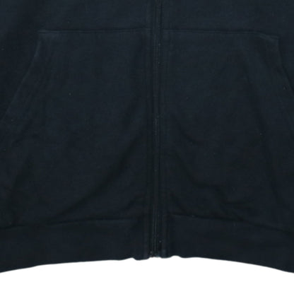adidas Boys Black Full Zip Hoodie 16 Years Fleece Sports Sweatshirt