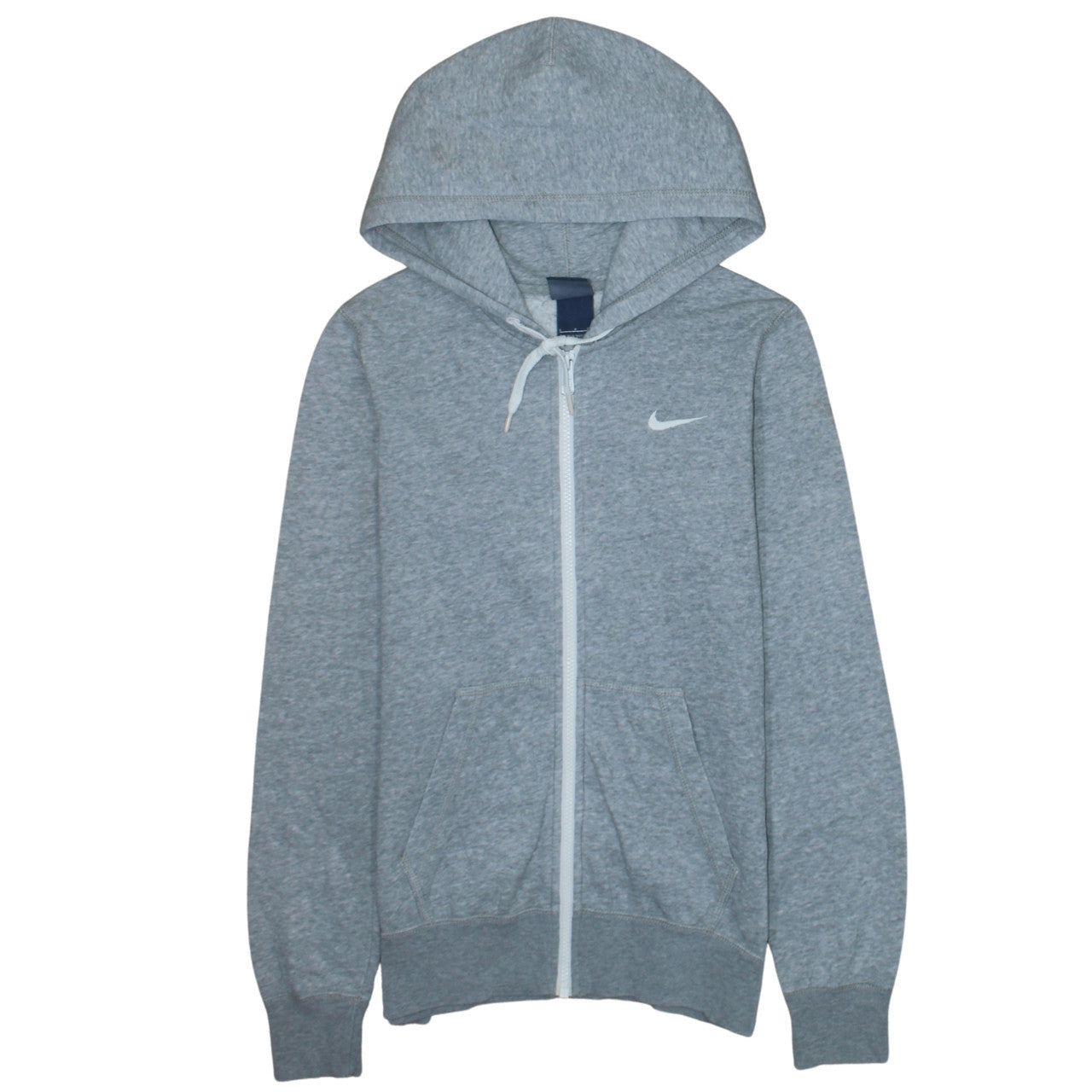 Mens UK Size S Nike Grey Full Zip Hoodie