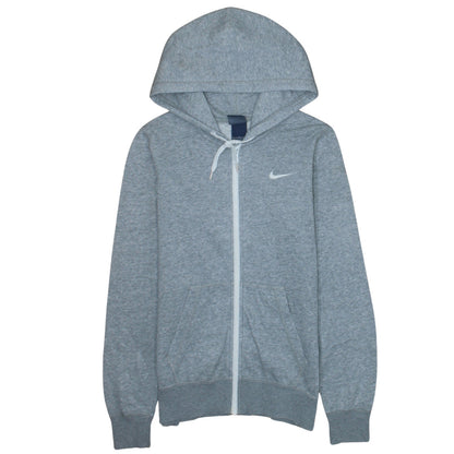 Mens UK Size S Nike Grey Full Zip Hoodie