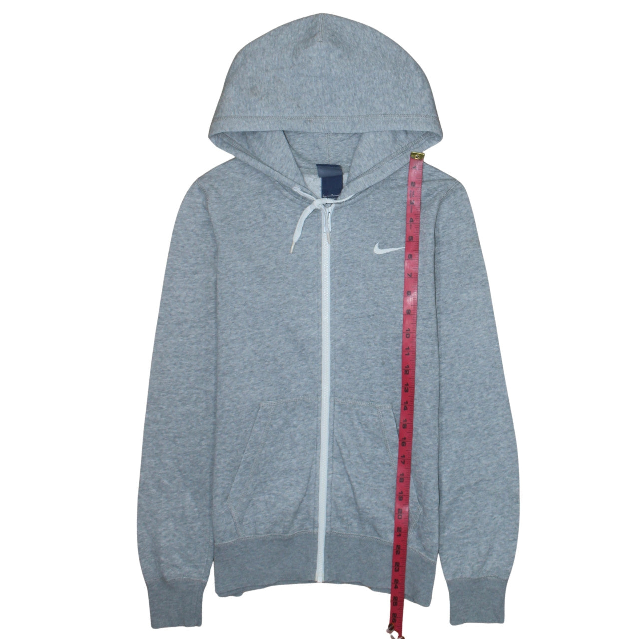 Mens UK Size S Nike Grey Full Zip Hoodie