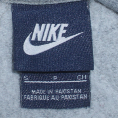 Mens UK Size S Nike Grey Full Zip Hoodie