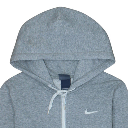 Mens UK Size S Nike Grey Full Zip Hoodie