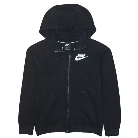 Mens UK Size S Nike Black Full Zip Hoodie