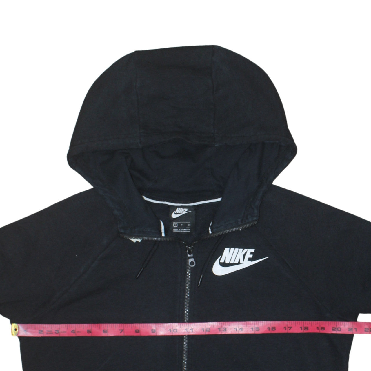 Mens UK Size S Nike Black Full Zip Hoodie