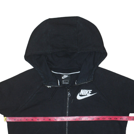 Mens UK Size S Nike Black Full Zip Hoodie