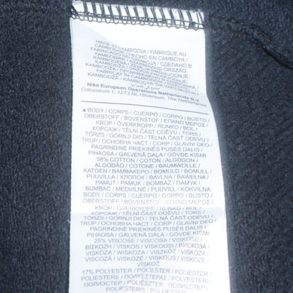 Mens UK Size S Nike Black Full Zip Hoodie